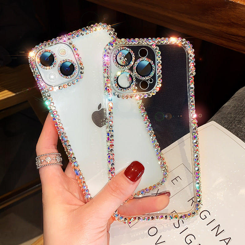 Glitter Bling Sparkling Diamond Crystal Soft Compatible with iPhone Case