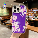 Flower Floral Butterfly Compatible with iPhone Case