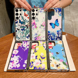 Flower Floral Butterfly Compatible with Samsung Case