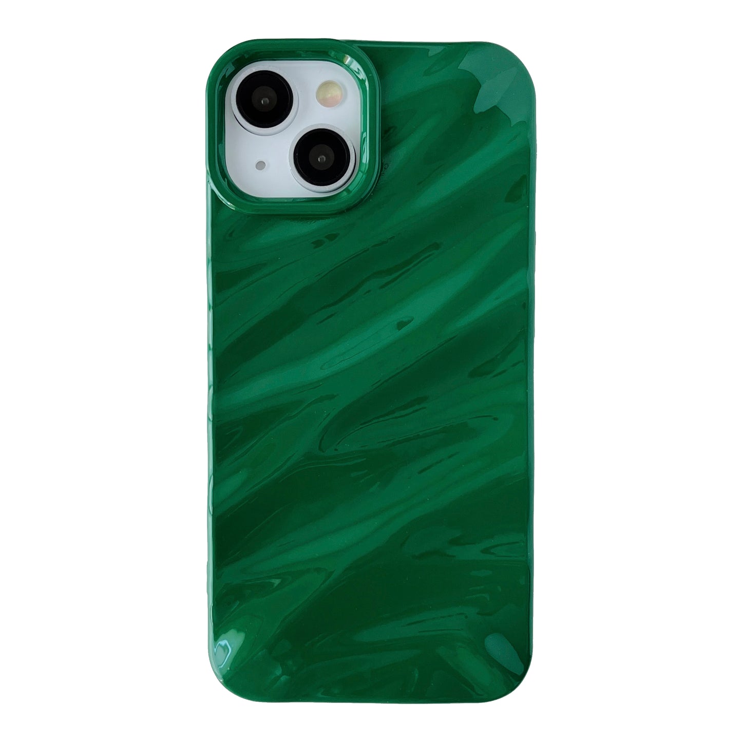 Water Ripple Pattern Curly Wave Shape Soft Compatible with iPhone Case