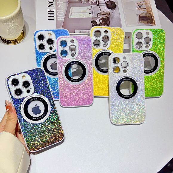 Colorful Glitter for Magsafe Magnetic Wireless Charging Compatible with iPhone Case