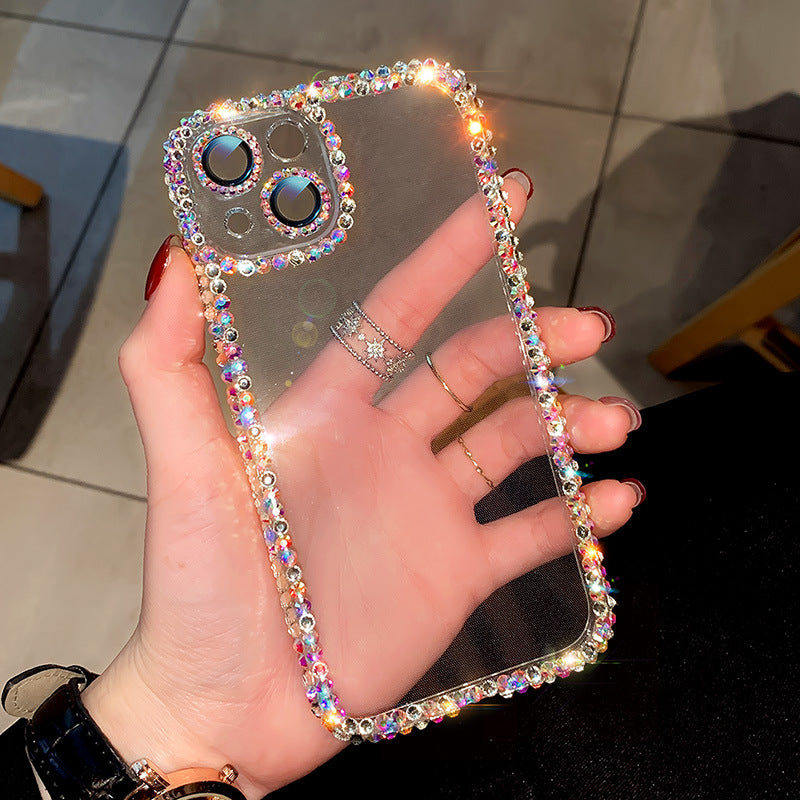 Glitter Bling Sparkling Diamond Crystal Soft Compatible with iPhone Case