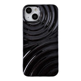 Metal Style Water Ripple Wave Pattern Compatible with iPhone Case