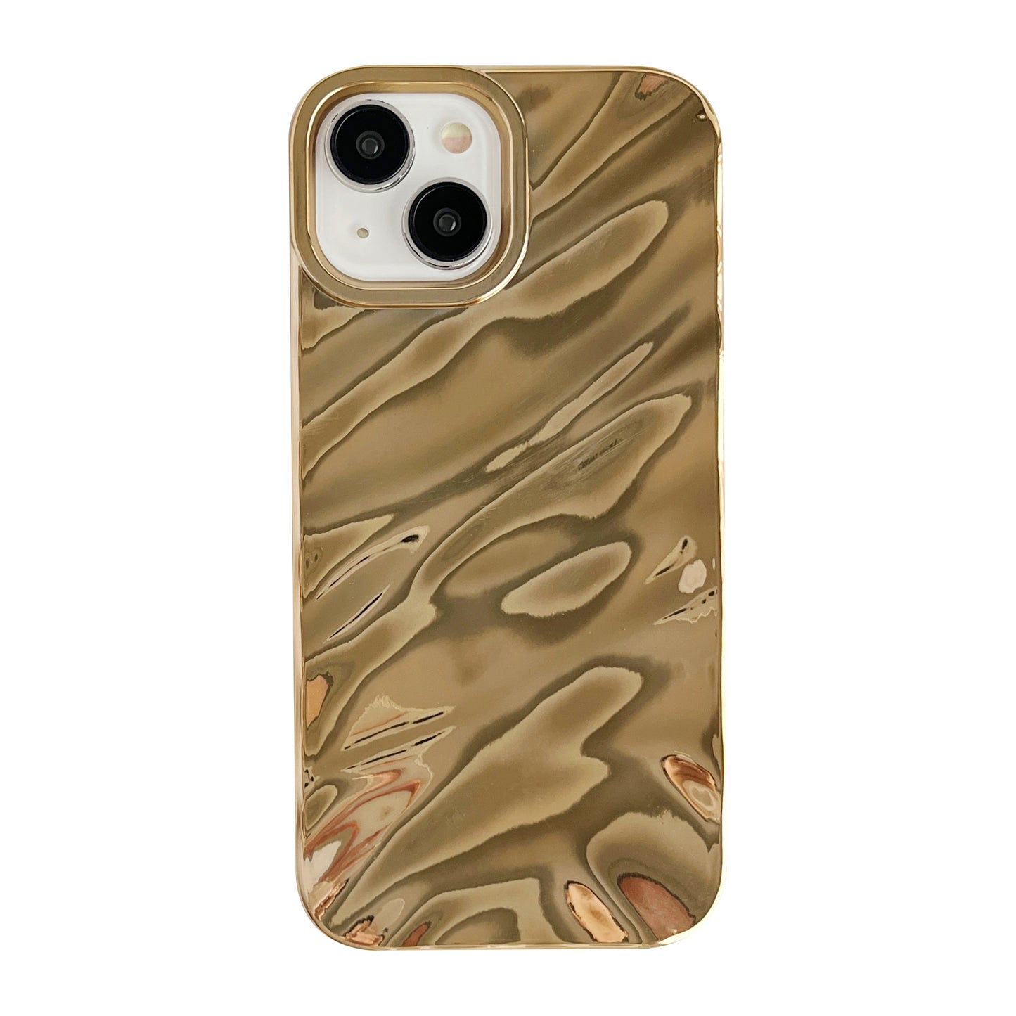 Water Ripple Pattern Curly Wave Shape Soft Compatible with iPhone Case