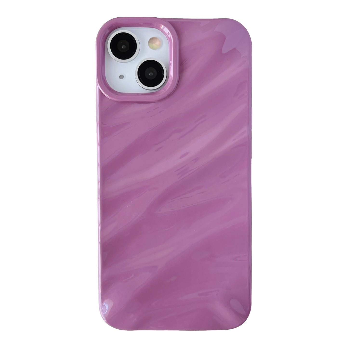 Water Ripple Pattern Curly Wave Shape Soft Compatible with iPhone Case