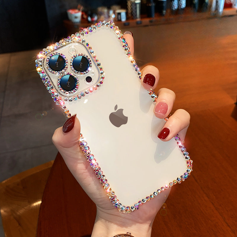 Glitter Bling Sparkling Diamond Crystal Soft Compatible with iPhone Case