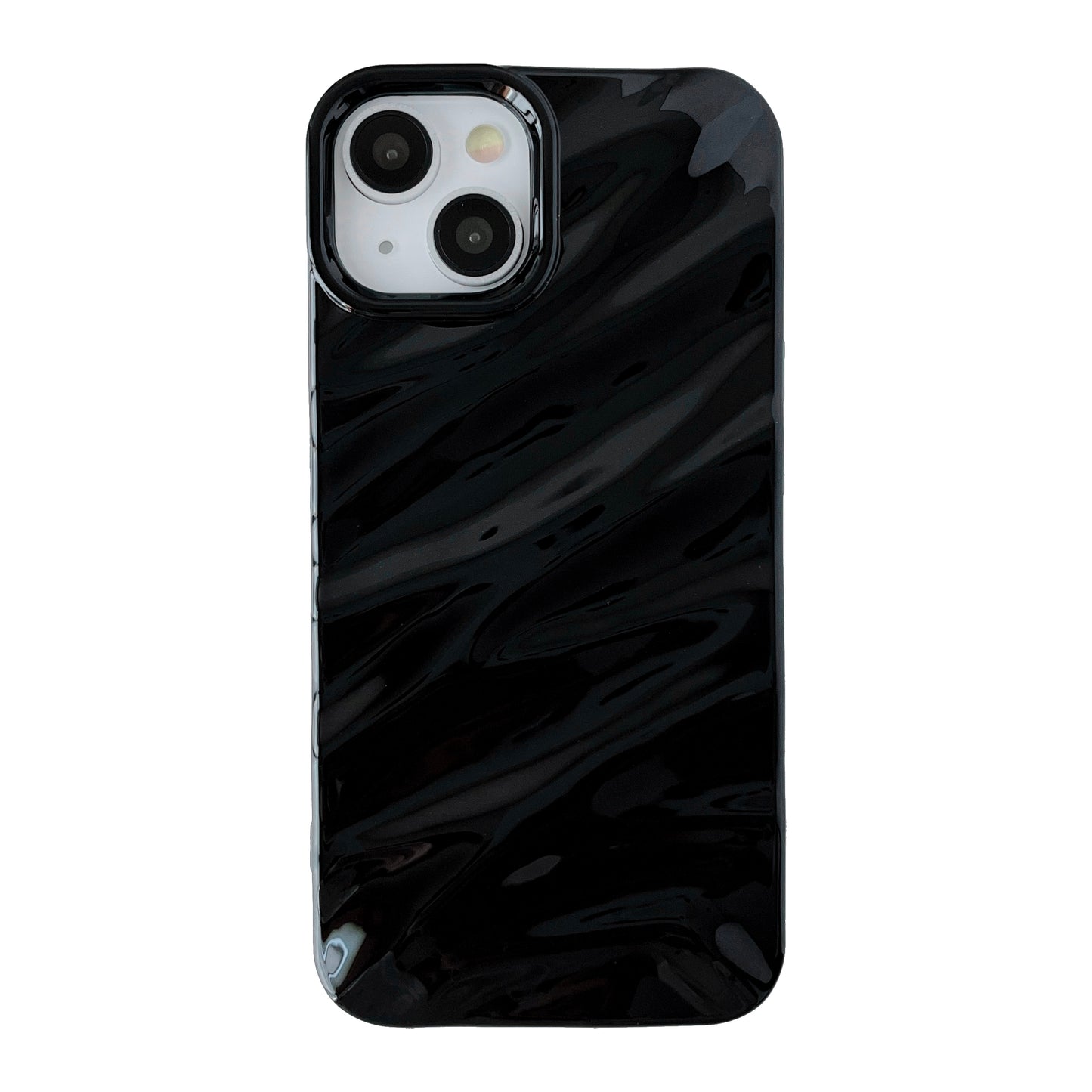 Water Ripple Pattern Curly Wave Shape Soft Compatible with iPhone Case
