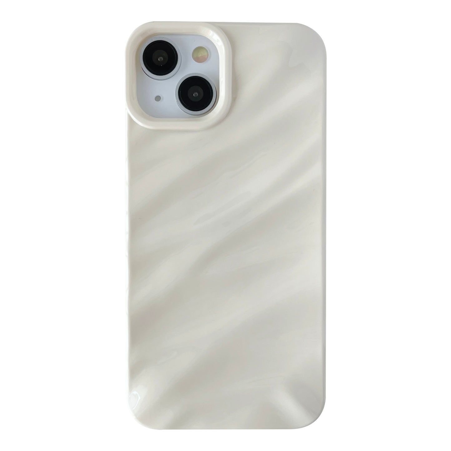 Water Ripple Pattern Curly Wave Shape Soft Compatible with iPhone Case