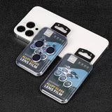 Camera Lens Glass Case Color Titanium Alloy Suit Compatible with iPhone Camera Protectors