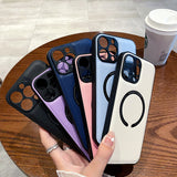 Leather for Magsafe Magnetic Wireless Charging Compatible with iPhone Case