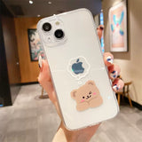 Cute Bear Compatible with iPhone Case
