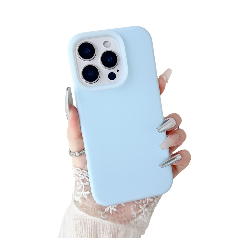 Candy Color Liquid Silicone Soft Compatible with iPhone Case