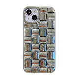 Metal Weave Pattern Compatible with iPhone Case