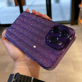 3D Strip Glitter Compatible with iPhone Case