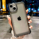 Clear Bumper Compatible with iPhone Case