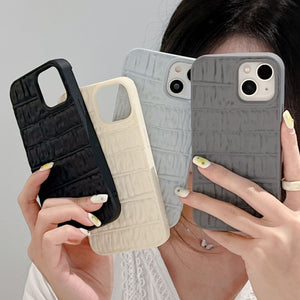 Cloth Pattern Compatible with iPhone Case