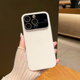 Metal Color Camera Protection Compatible with iPhone Case