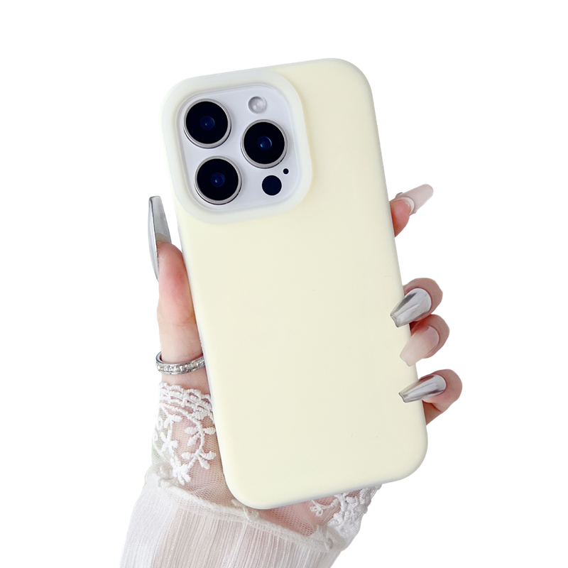 Candy Color Liquid Silicone Soft Compatible with iPhone Case