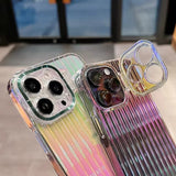 Colorful Strip Invisible Holder Compatible with iPhone Case