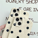 Pleated Dot Compatible with iPhone Case