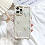 Cute Love Heart Compatible with iPhone Case