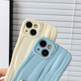 Candy Color Water Ripple Wave Pattern Compatible with iPhone Case