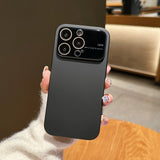 Metal Color Camera Protection Compatible with iPhone Case