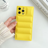 Square Down Jacket Compatible with iPhone Case