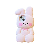 3D Cute Rabbit Compatible with iPhone Case