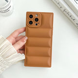 Square Down Jacket Compatible with iPhone Case