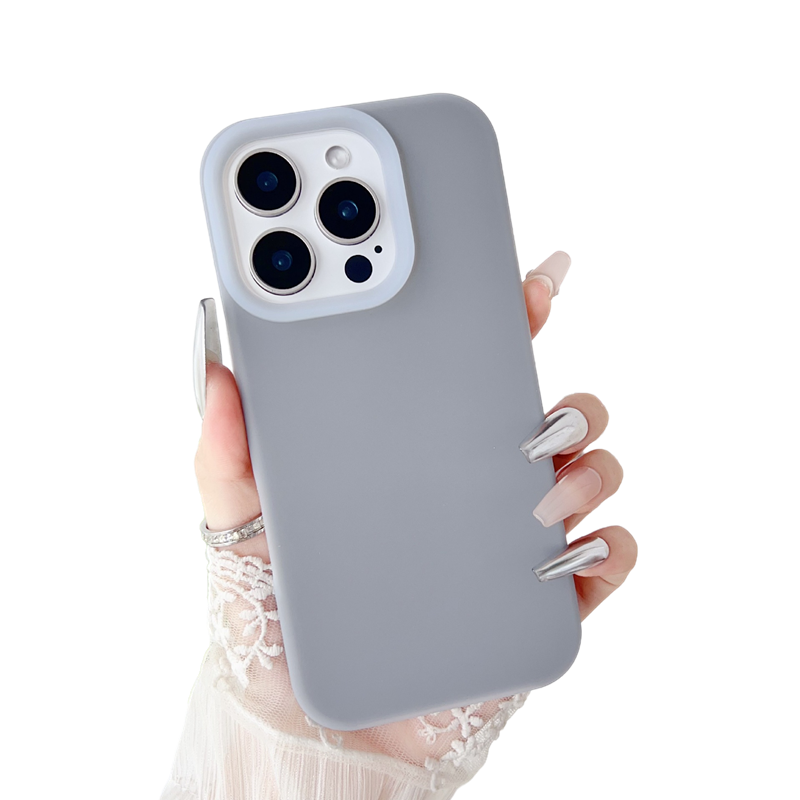 Candy Color Liquid Silicone Soft Compatible with iPhone Case