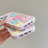 3D Wave Frame Butterfly Compatible with iPhone Case