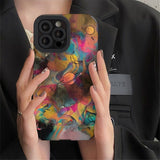 Colorful Planet Universe Compatible with iPhone Case
