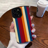 Colorful Strip Compatible with iPhone Case