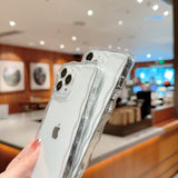 Clear Curly Wave Compatible with iPhone Case