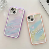 Cute Love Heart Smile Compatible with iPhone Case