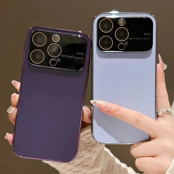 Frosted Camera Lens Protection Compatible with iPhone Case