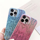 Laser Snake Skin Pattern Compatible with iPhone Case