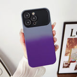 Gradient Contrast Color Camera Protection Compatible with iPhone Case