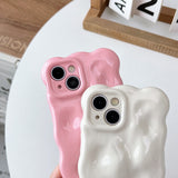 Water Ripple Wave Pattern Candy Color Compatible with iPhone Case