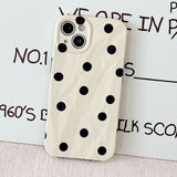 Pleated Dot Compatible with iPhone Case