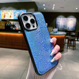3D Relief Animal Skin Pattern Compatible with iPhone Case