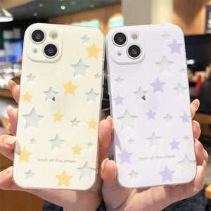 Cute Stars Compatible with iPhone Case