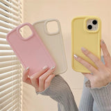 Candy Color Oval Compatible with iPhone Case