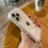 Shockproof Silicone Clear Compatible with iPhone Case