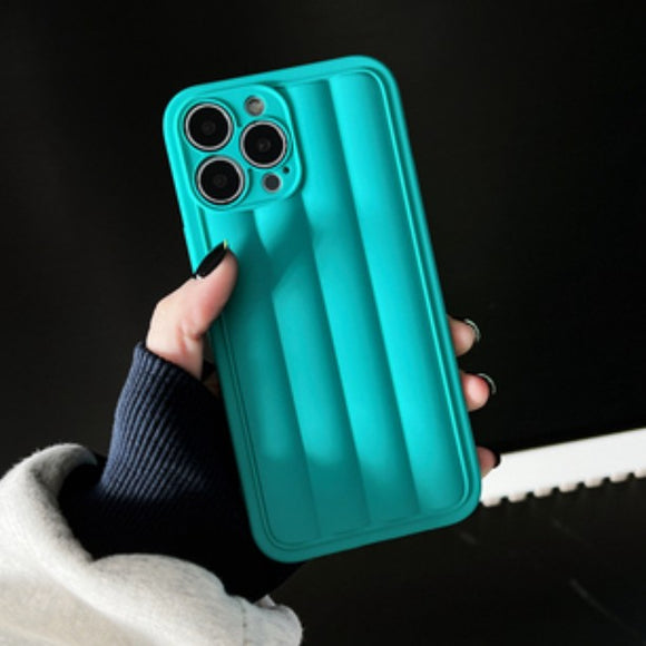 3D Stripe Silicone Shockproof Soft Compatible with iPhone Case