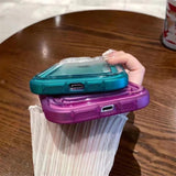 Cute Gradient Color Air Cushion Compatible with iPhone Case