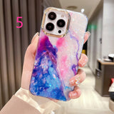 Luxury Marble Shell Pattern Compatible with iPhone Case