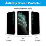 3PCS Privacy Tempered Glass Compatible with iPhone Screen Protectors