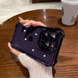 Plating Shockproof Airbag Transparent Compatible with iPhone Case